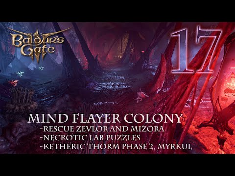 Baldur's Gate 3 - Ketheric Thorm | Mind Flayer Colony FULL Gameplay Walkthrough Part 17