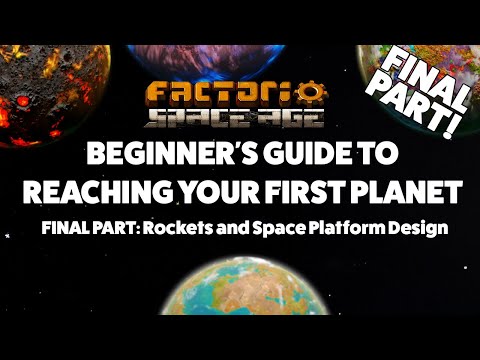 Designing Space Platforms | Beginners Guide to Getting to Your First Planet in Factorio Space Age