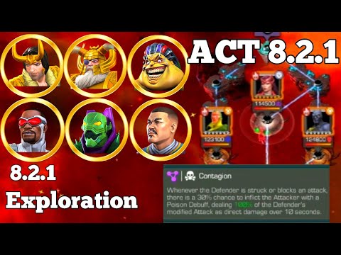 ACT 8.2.1 Exploration • Contagion / Academic Constitution Node • Mcoc • Marvel Contest of Champions