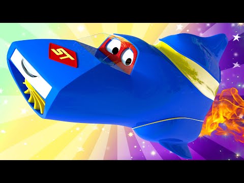 Carl der Super Truck Revival - Sommer Spezial Folge - Urlaub im Weltall - Cartoons für Kinder 🚓 🚒