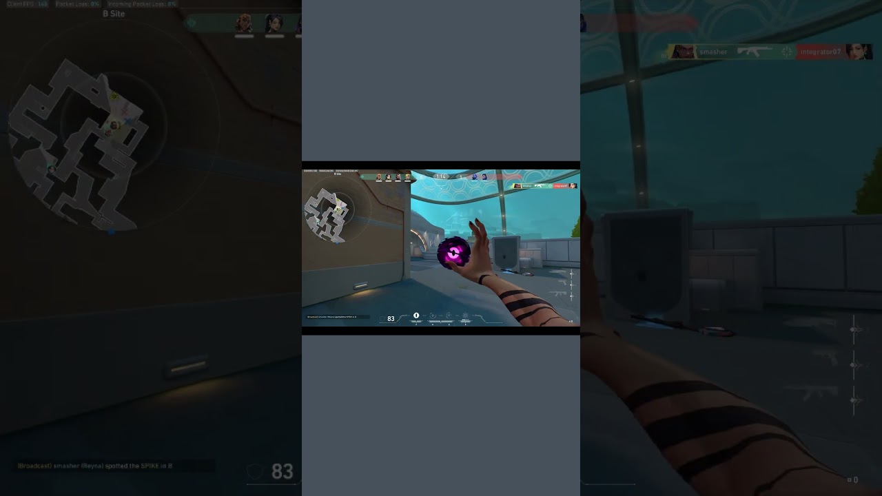 Exact VCT 2025 replica!  Reyna sharp shots—almost an ace! #epicshorts #valorant_live