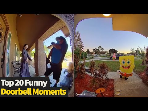 Top 20 Funniest Doorbell Camera Moments (Try Not To Laugh)