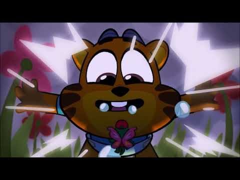 Rupert Bear's Reaction to Giant Piper Tiger-Zelle