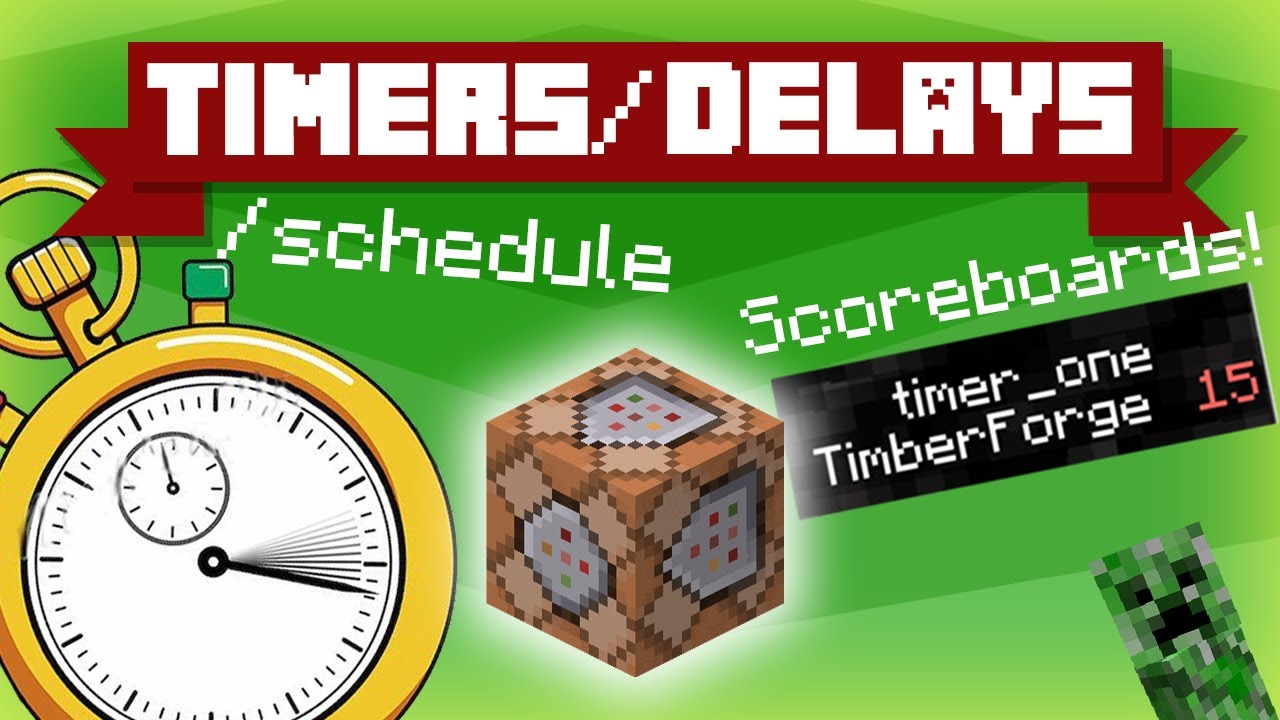 EASY Timers with Commands || Minecraft Data Pack Tutorial