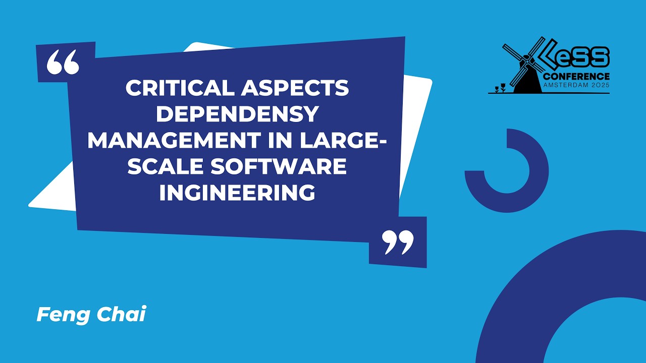 Critical Aspects Dependency Management in Large-scale Software Engineering