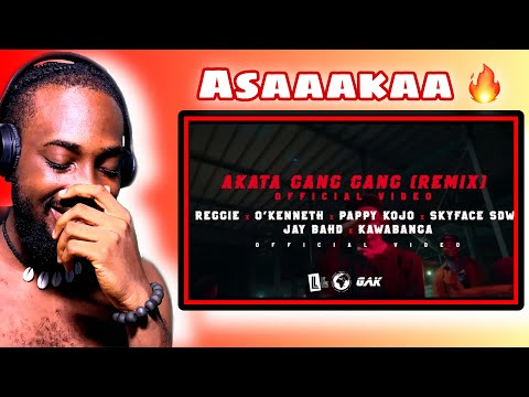 Nigerian 🇳🇬 React To AKATA GANG GANG Remix - Reggie, O'Kenneth, Pappy Kojo Jay Bahd 🇳🇬🇬🇭🔥🔥
