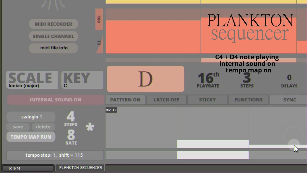 PLANKTON SEQUENCER - a ludicrous midi device for KONTAKT