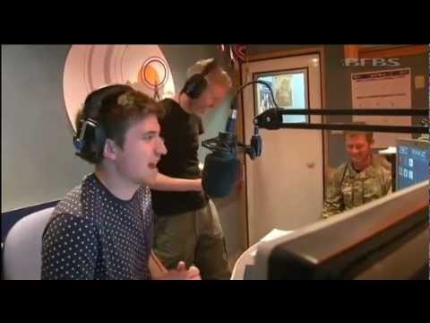 BBC Radio 1 DJ hits BFBS air waves 13.12.12