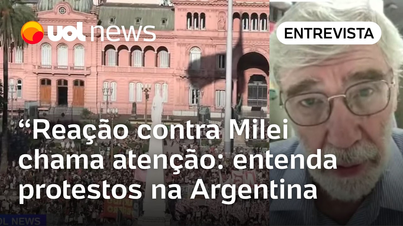 Argentina dá exemplo para o mundo ao fazer protesto após falas de Milei, diz Leonardo Trevisan