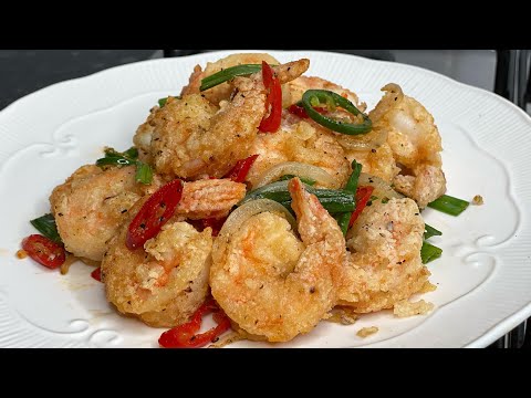 Salt and Pepper Shrimp BEST Recipe