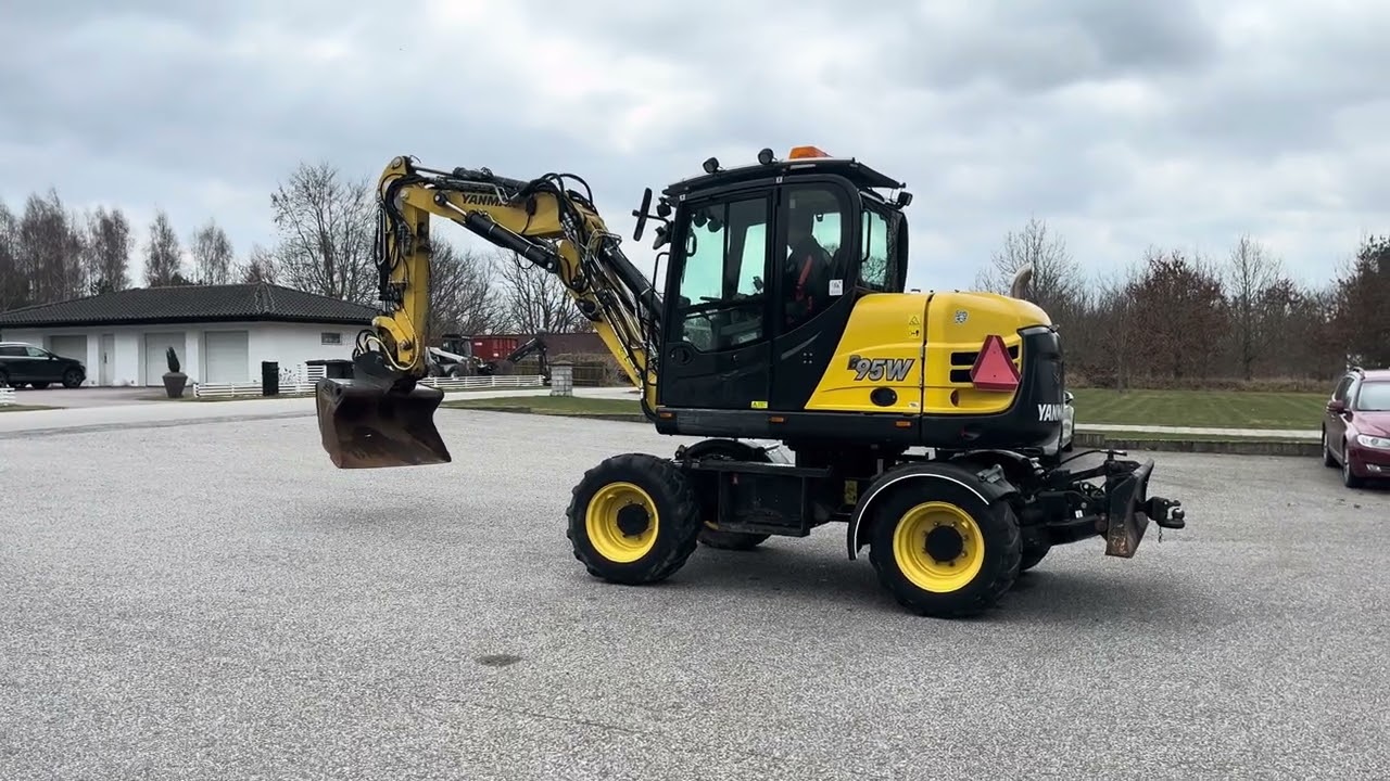 Hjulgrävare Yanmar B95W -2019 | Tiltrotator | Vagn