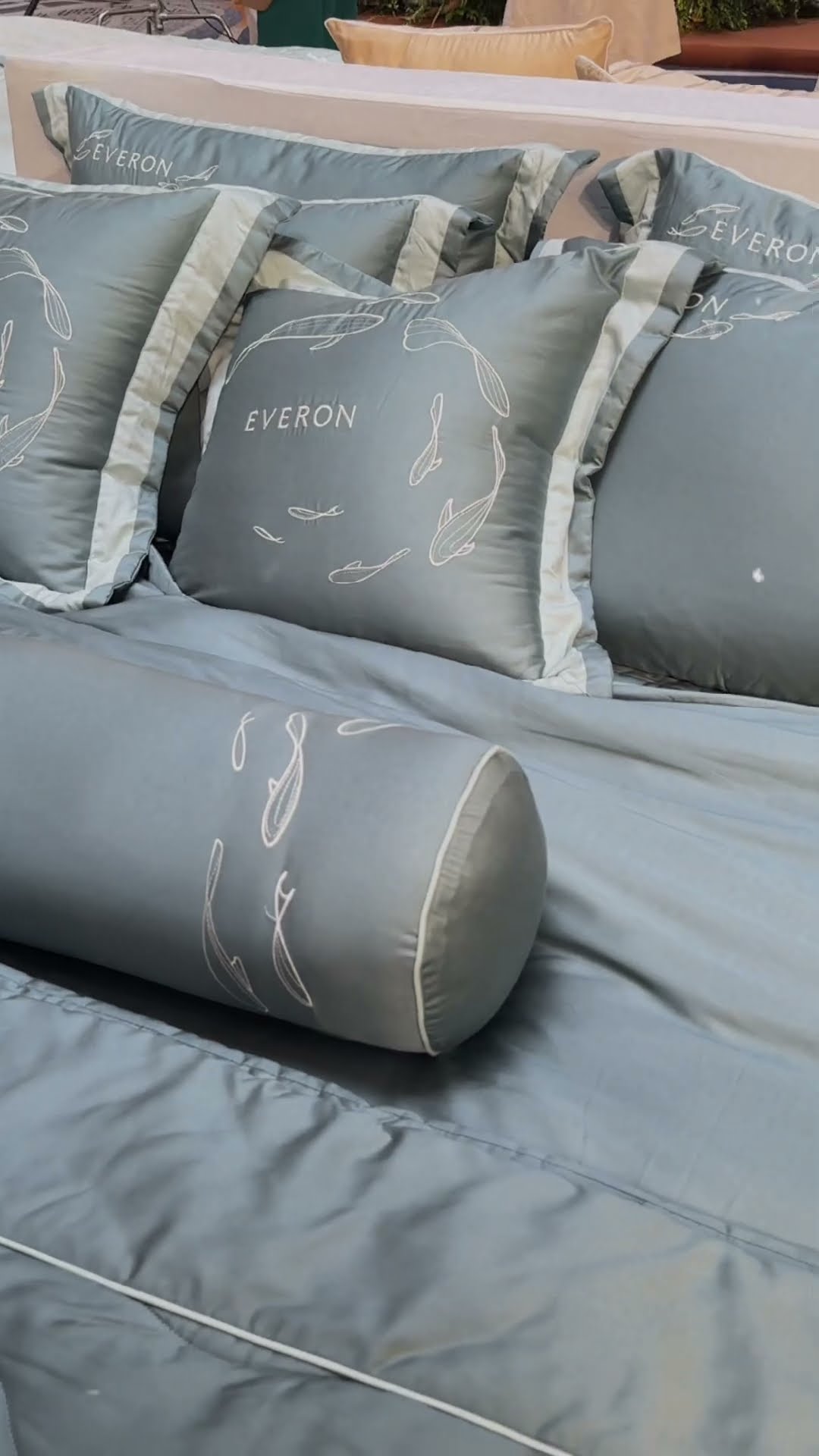 Drap Phủ Giường Cotton Alaia - video 2
