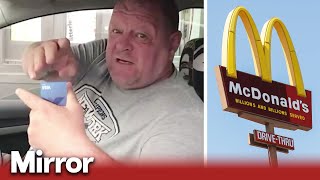 Angry customer blocks McDonald's drive-thru for two hours