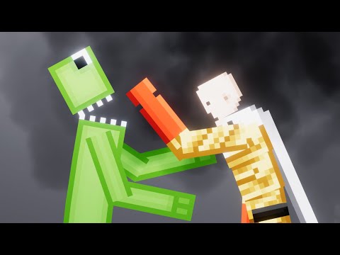 Green vs SAITAMA | Roblox Rainbow Friends vs One-Punch Meme | MLG Edition | People Playground