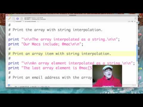 Perl: Interpolating Arrays as Strings