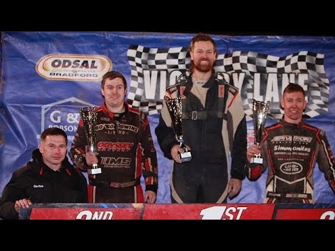 Winning the BriSCA F1 final at Odsal