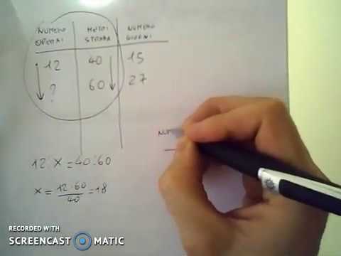 Problemi del 3 composto - seconda media