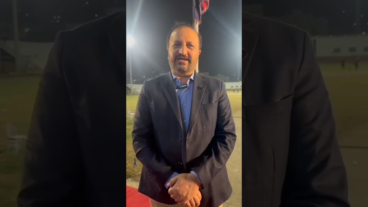 .ٹیپ بال ٹورنامنٹ کے موقع پر آئی جی سندھ جاوید عالم اوڈھو کا خصوصی انٹرویو