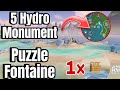 Fontaine 5 Hydro Monument Puzzle North West of Fontaine Research institute | Genshin Impact 4.1