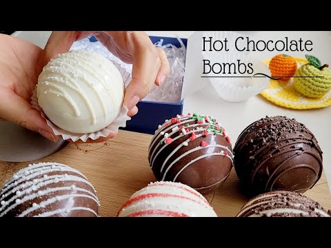 Hot Chocolate Bombs Tutorial 💣 🎁 | Hot Cocoa Bombs |...