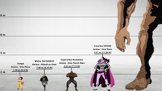 Anime Characters with the Biggest Noses: Height Comparison!