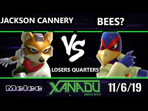 S@X 327 SSBM - Jackson Cannery (Fox) Vs. Bees? (Falco) Smash Melee Losers Quarters