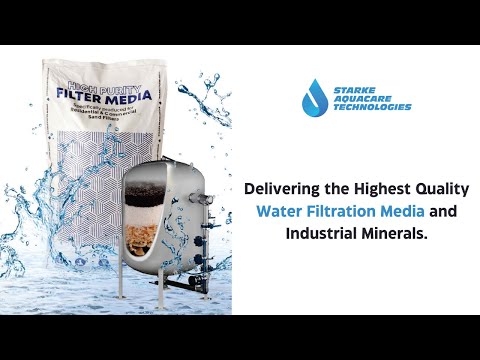Water Filtration Medias video by Starke Aquacare Technologies