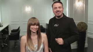 Hair Tutorial: Clip-on bangs! Celebrity stylist Ron King shows how to apply trendy clip-on bangs