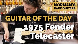 Video thumbnail for Guitar of the Day: 1975 Fender Telecaster | Norman's Rare Guitars by Normans Rare Guitars