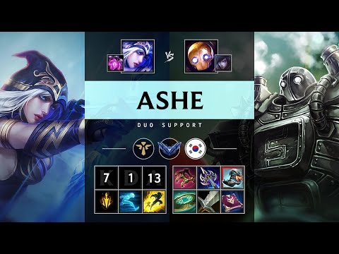 Ashe Support vs Blitzcrank: Vision Controller - KR Diamond Patch 25.S1.1