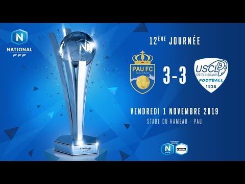 J12 | Pau FC - US Créteil Lusitanos (3-3), le résumé | National 2019-2020