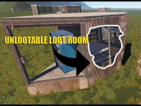 TWO NEW UNLOOTABLE LOOT ROOMS//EASY TO MAKE//RUST