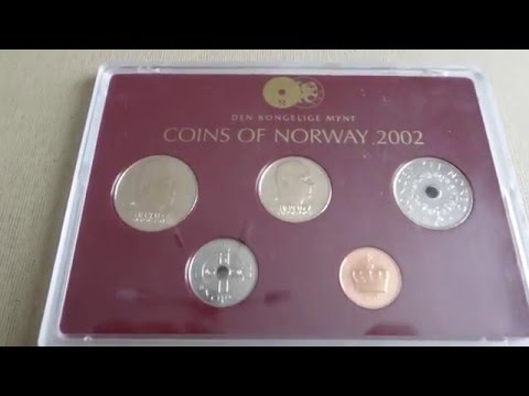 Norway 2002 coin set - mint set. Ruler : King Harald V