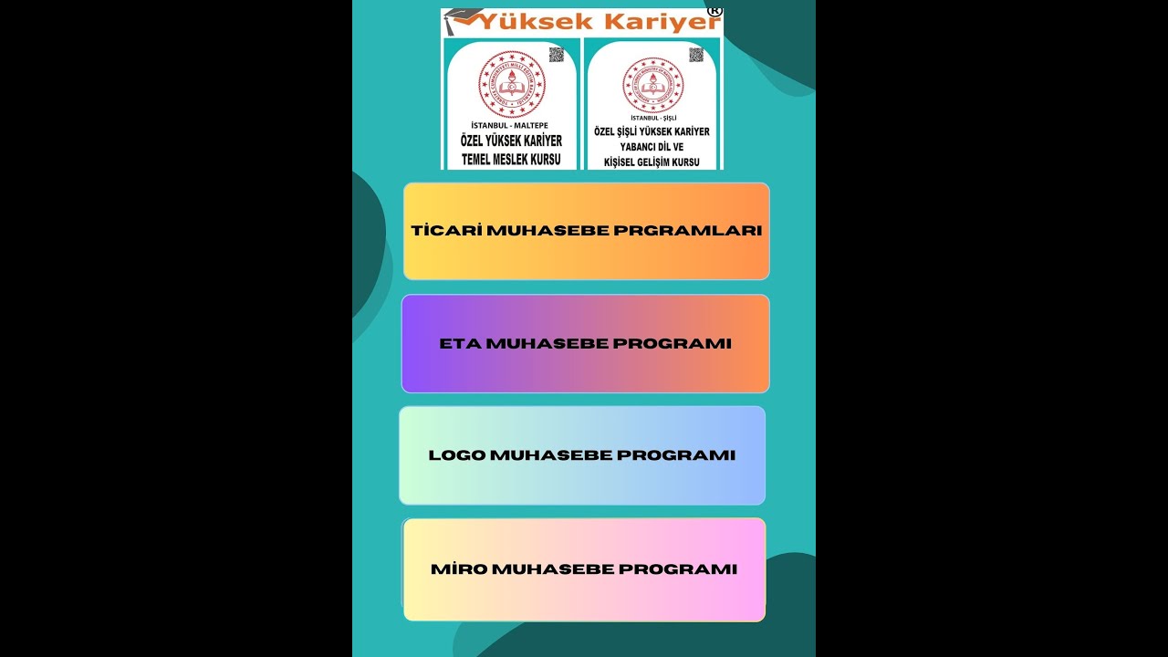 BİLGİSAYARLI MUHASEBE EĞİTİMİ