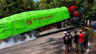 Download lagu Drama Terburuk Dan Sulit‼️Sopir Truk Siba Surya Dibikin Sakit Kepala Lewat Tikungan Sitinjau Lauik mp3