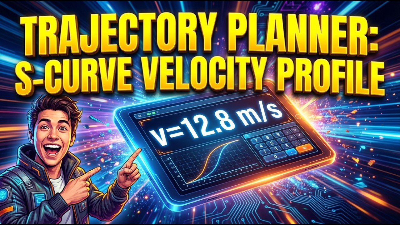 Trajectory Planner: S-Curve Velocity Profile