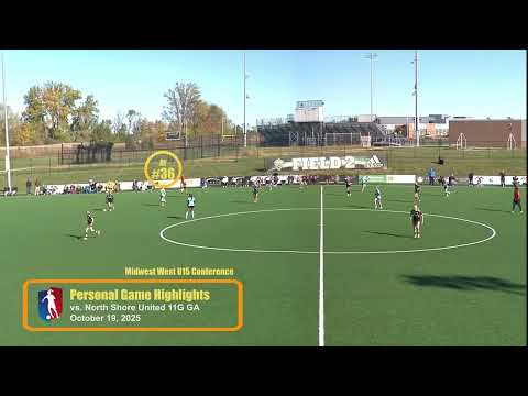 Personal Game Highlights vs. North Shore United 11G GA (2025.10.19)