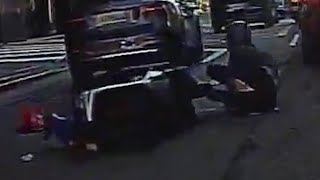 【車禍影片】這樣算肇逃還自摔（2025.11.07 臺北市信義區信義路四段