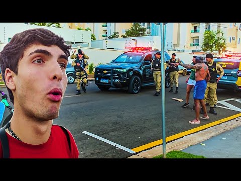 Deu Polícia No Evento de Grau de Bike