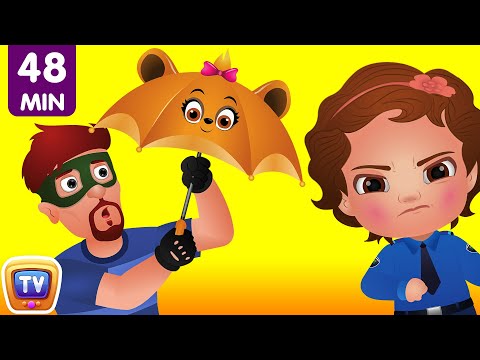 ChuChu TV Police Save The Umbrella Friends of the Kids from Bad Guys | ChuChu TV Surprise Eggs Toys