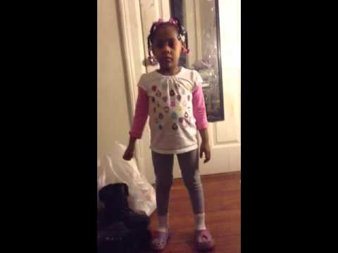 Sakinah's little sister doing I AM THE BEST -2NE1