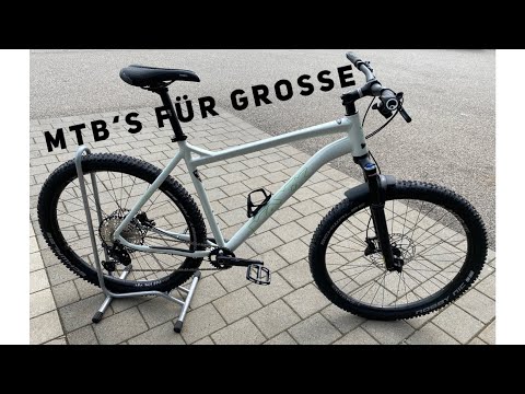 MTB´s für große Leute. Das Problem mit den zu kleinen Rahmen.