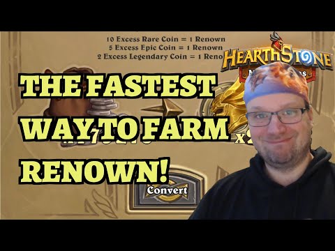The FASTEST Way to Farm Renown for Mythic Boss Rush! (Hearthstone Mercenaries)