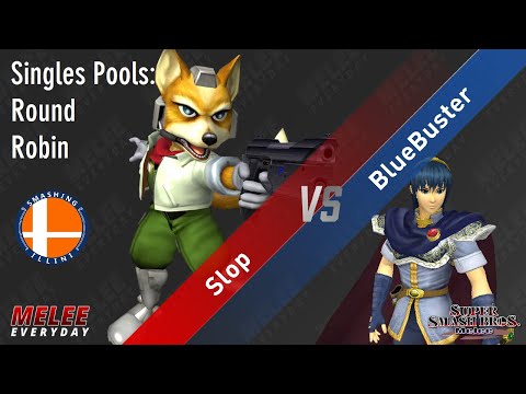 House of Paign 18 - Slop (Fox) vs. BlueBuster (Marth) - SSBM - Singles Pools