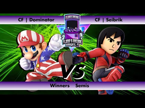 Flynn's Arcade 082 Winners Semis - CF | Dominator (Mario) vs CF | Seibrik (Mii Brawler) SSBU Tourney