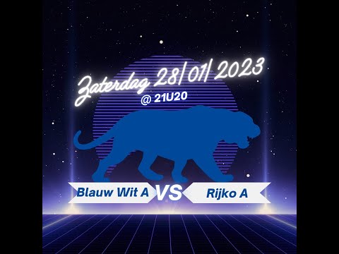 BLAUW WIT A - RIJKO A