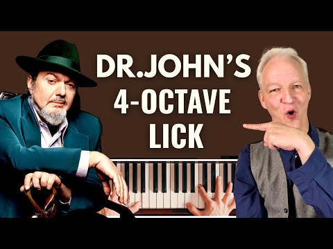 Dr. John’s 4-Octave Boogie-Woogie Lick | Blues Piano Tutorial