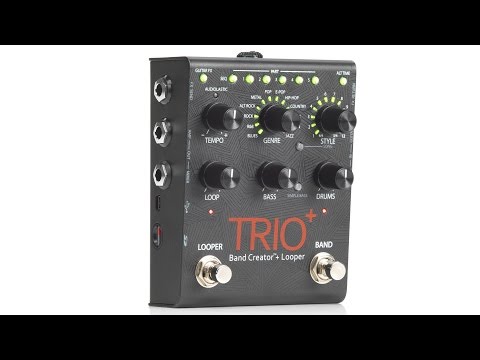 DigiTech Trio+ Band Creator and Looper Pedal | Sweetwater DigiTech Trio+ Band Creator and Looper Pedal | Sweetwater