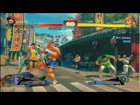 SUPER STREET FIGHTER IV  AKUMA VS. ADON
