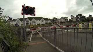 preview picture of video 'Deganwy Quay Level Crossing Llandudno Junction'